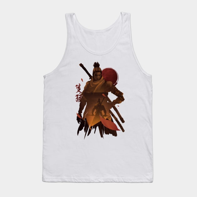 Sekiro - One Armed Wolf Tank Top by whydesign